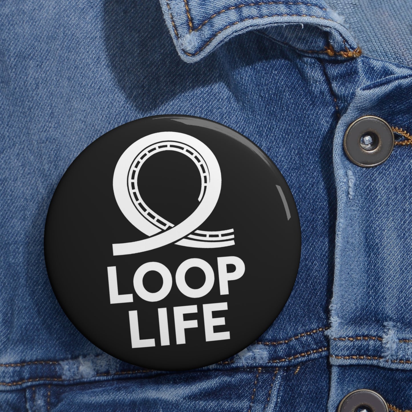 Coaster addict Pin Badge