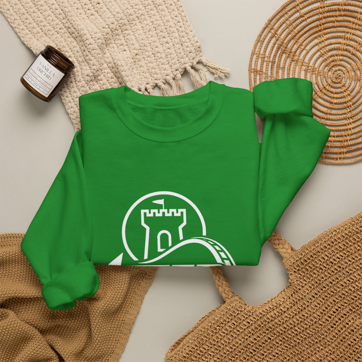 After the Drop Skateboarding Crewneck Embroidered Sweatshirt