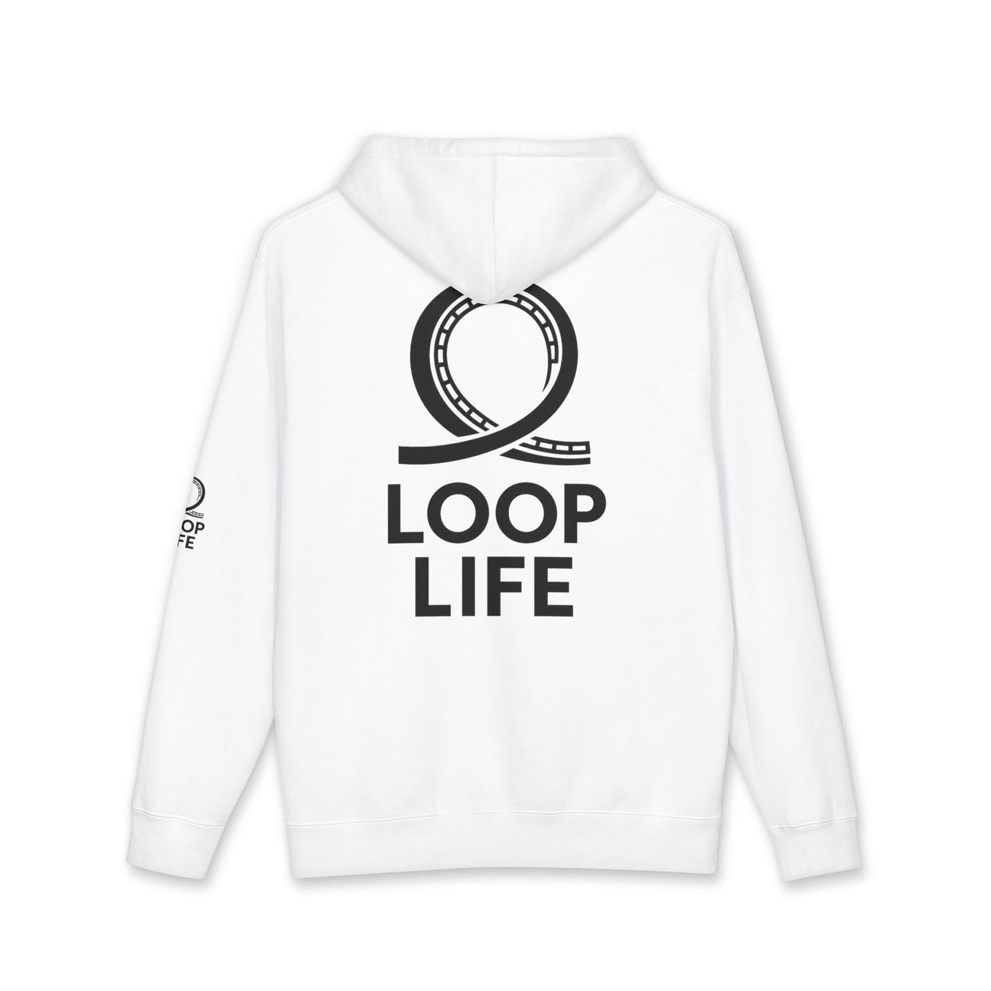 Loop Life Unisex Heavyweight Hooded Sweatshirt, Cozy Activewear, Graphic Hoodie, Loop Life Apparel, Gift for Action Lovers, Streetwear