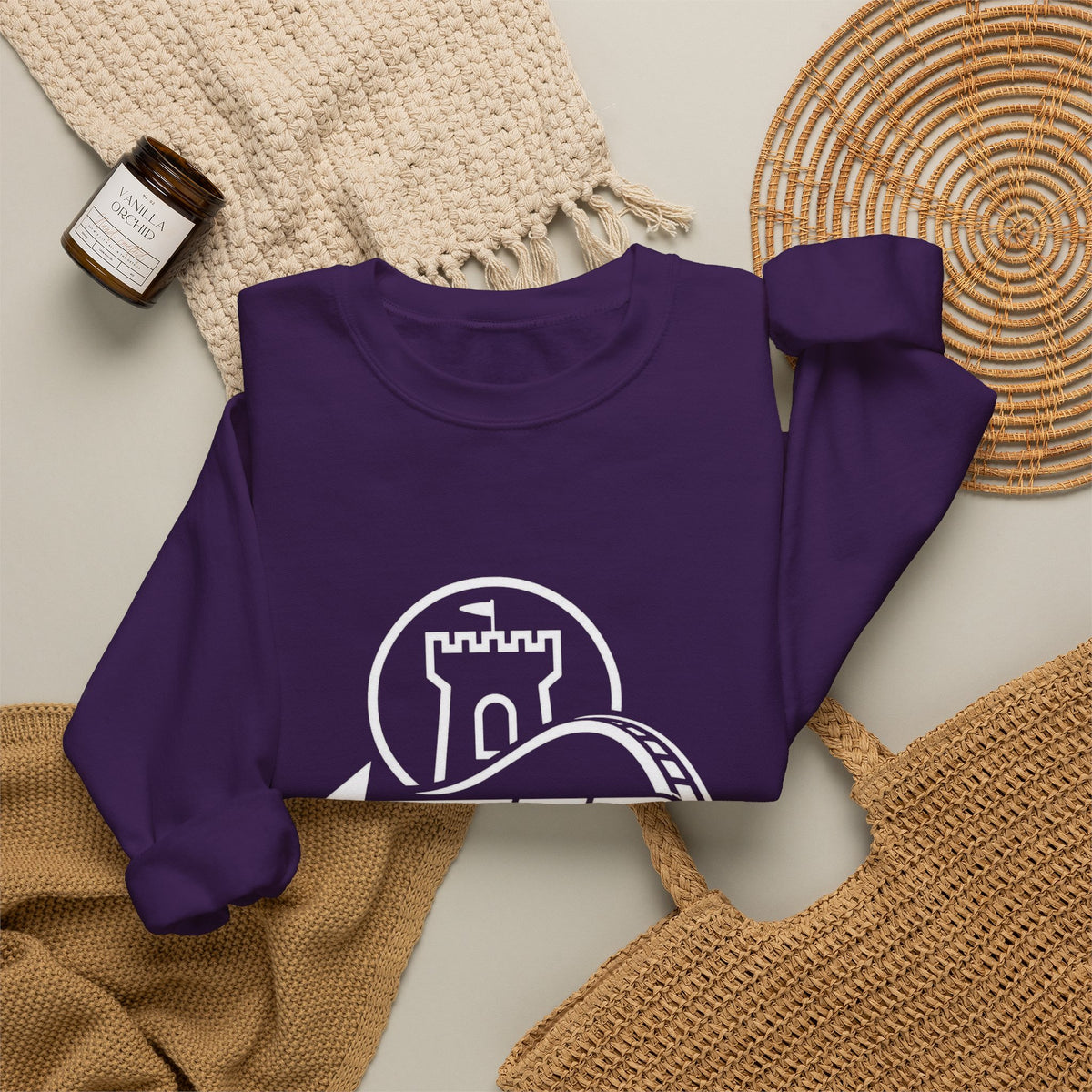 After the Drop Skateboarding Crewneck Embroidered Sweatshirt