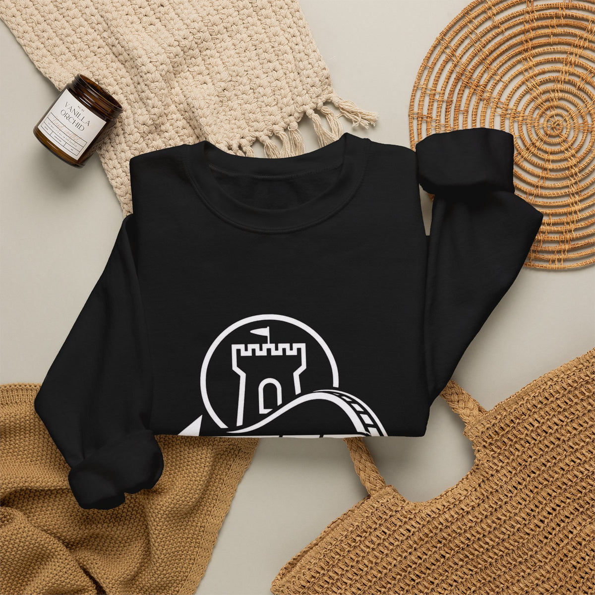 After the Drop Skateboarding Crewneck Embroidered Sweatshirt