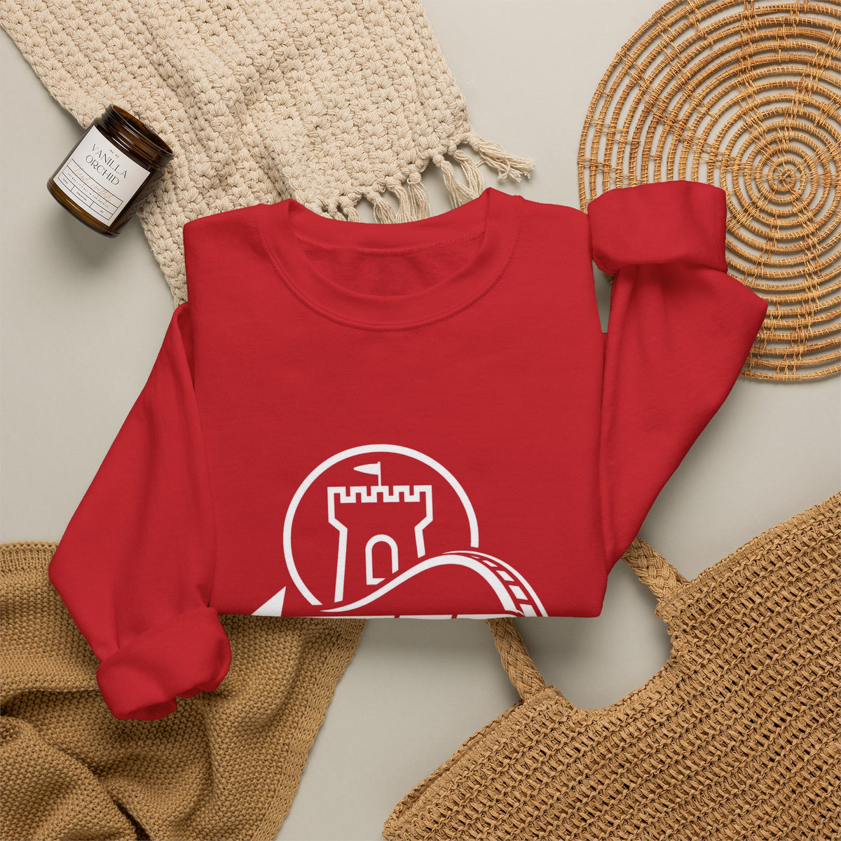 After the Drop Skateboarding Crewneck Embroidered Sweatshirt