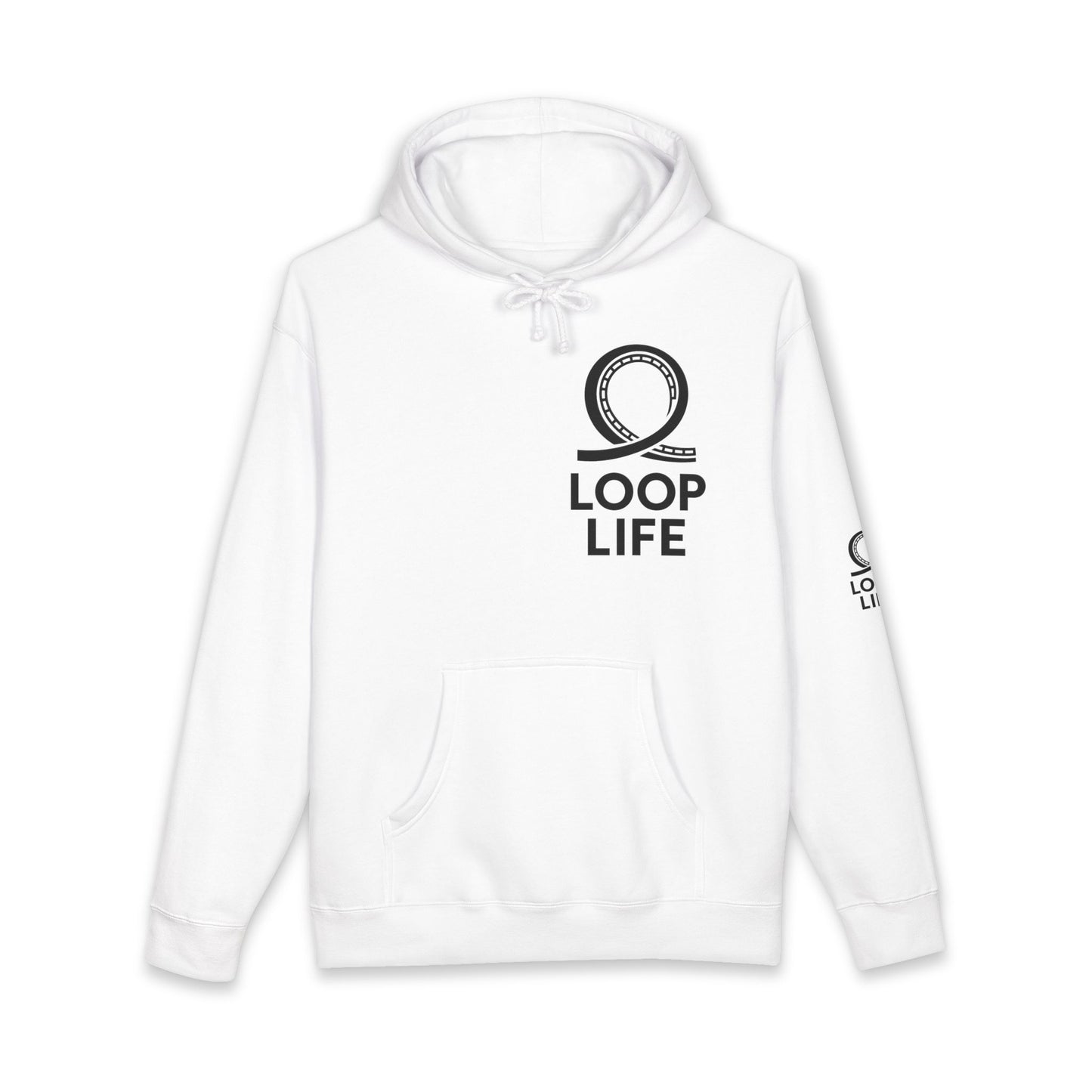 Loop Life Unisex Heavyweight Hooded Sweatshirt, Cozy Activewear, Graphic Hoodie, Loop Life Apparel, Gift for Action Lovers, Streetwear