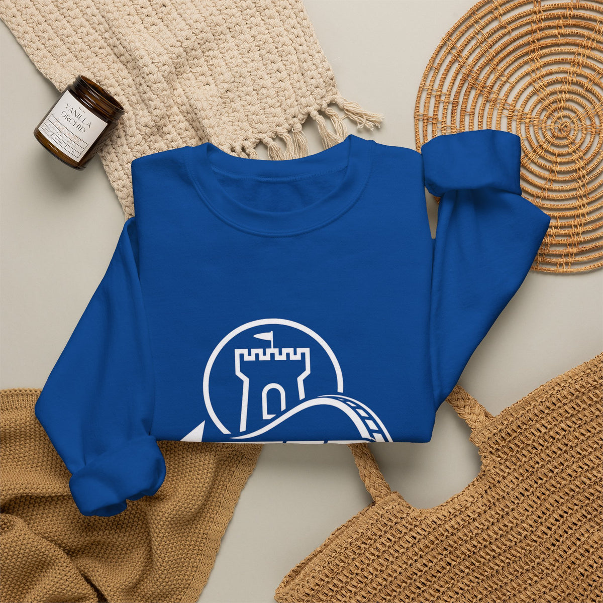 After the Drop Skateboarding Crewneck Embroidered Sweatshirt