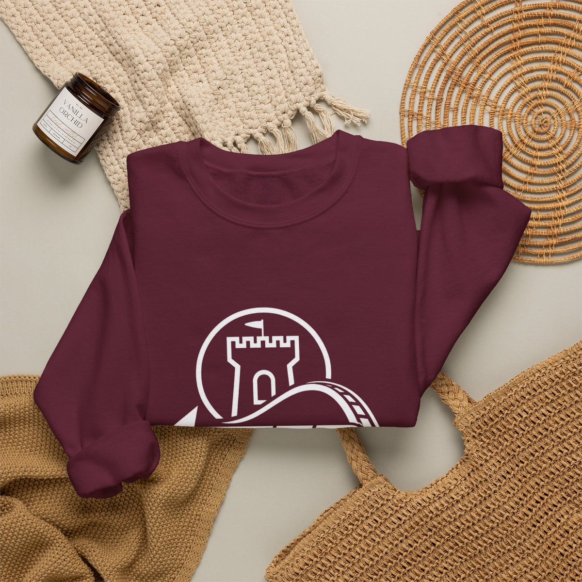 After the Drop Skateboarding Crewneck Embroidered Sweatshirt