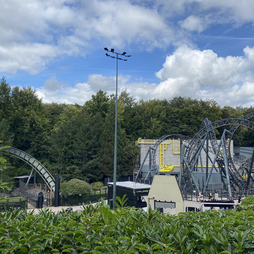Oblivion and The Smiler at Alton Towers. Printable day planner, digital PDF download.